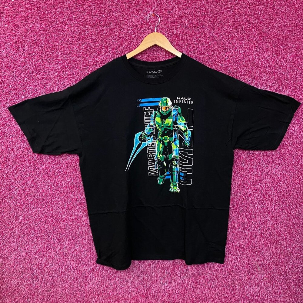 Halo Infinite Master Chief UNSC Logo Game Graphic T-Shirt 2XL